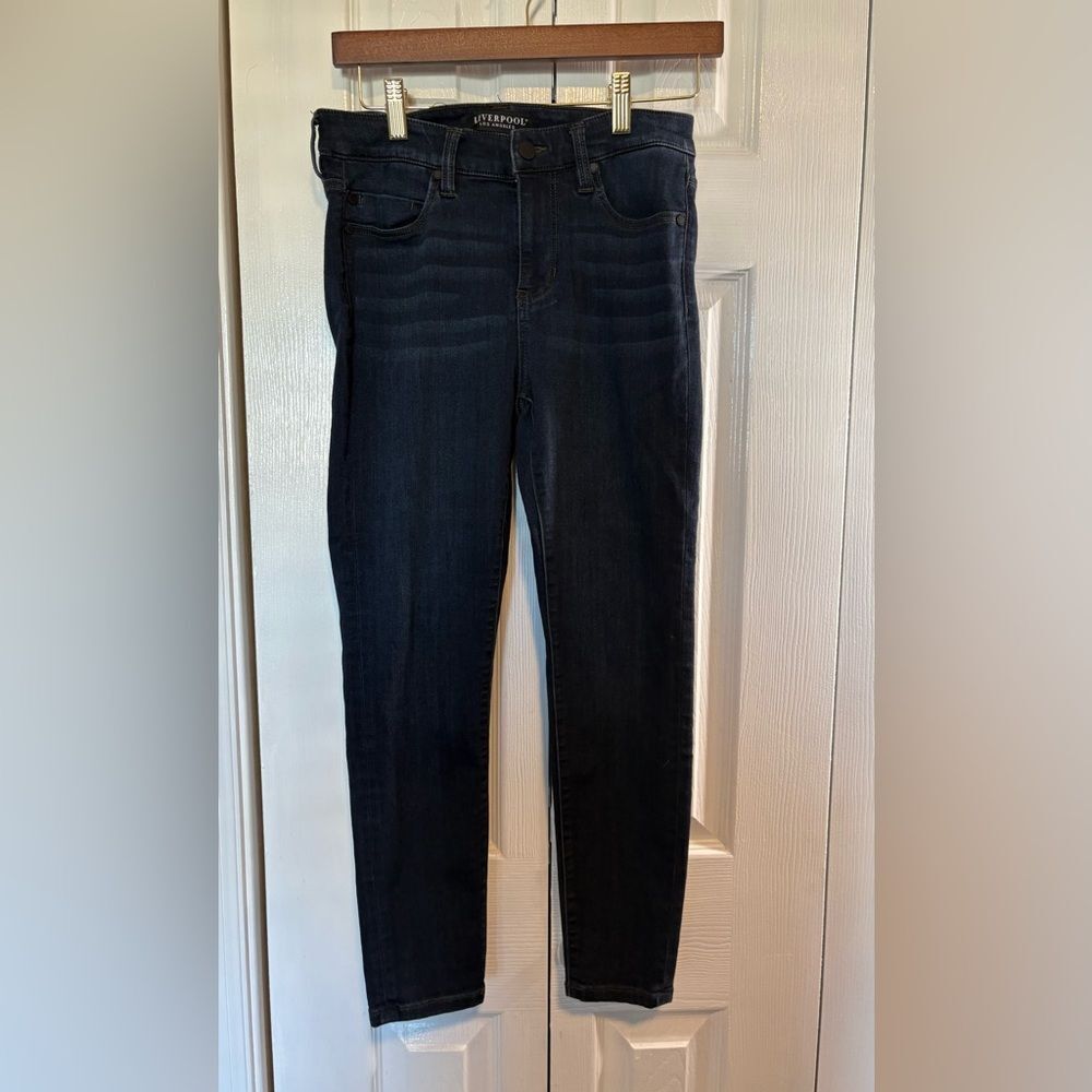 Liverpool Dark Blue Women's Skinny Jeans